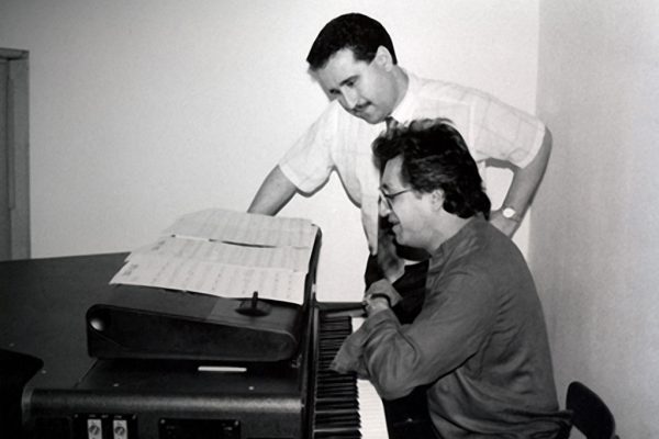 Demetrios Kastaris with Edy Martinez, March 1990 (photo Demetrios Kastaris collection)